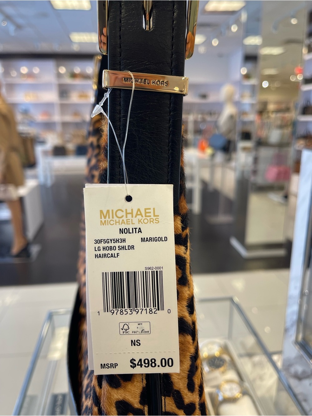 Michael Kors Nolita Large Leopard Print Calf Hair Hobo Shoulder Bag
NWT - Picture 10 of 16
